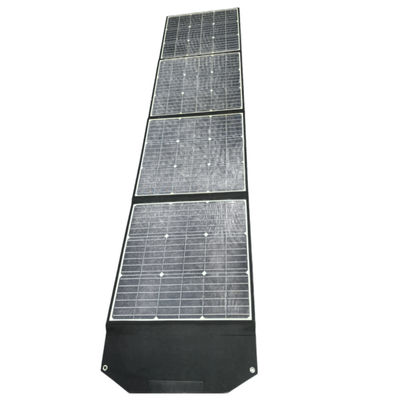 أقصى قدر من التيار التشغيلي Imp 11A كيس طيّ الطاقة الشمسية بحجم طيّ 588*498*78mm ووقت شحن 6-8 ساعات